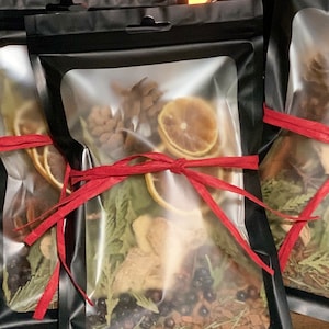 Yule Simmer Pot Packet, Christmas, Winter Solstice , Apothecary, Botanical, Potpourri