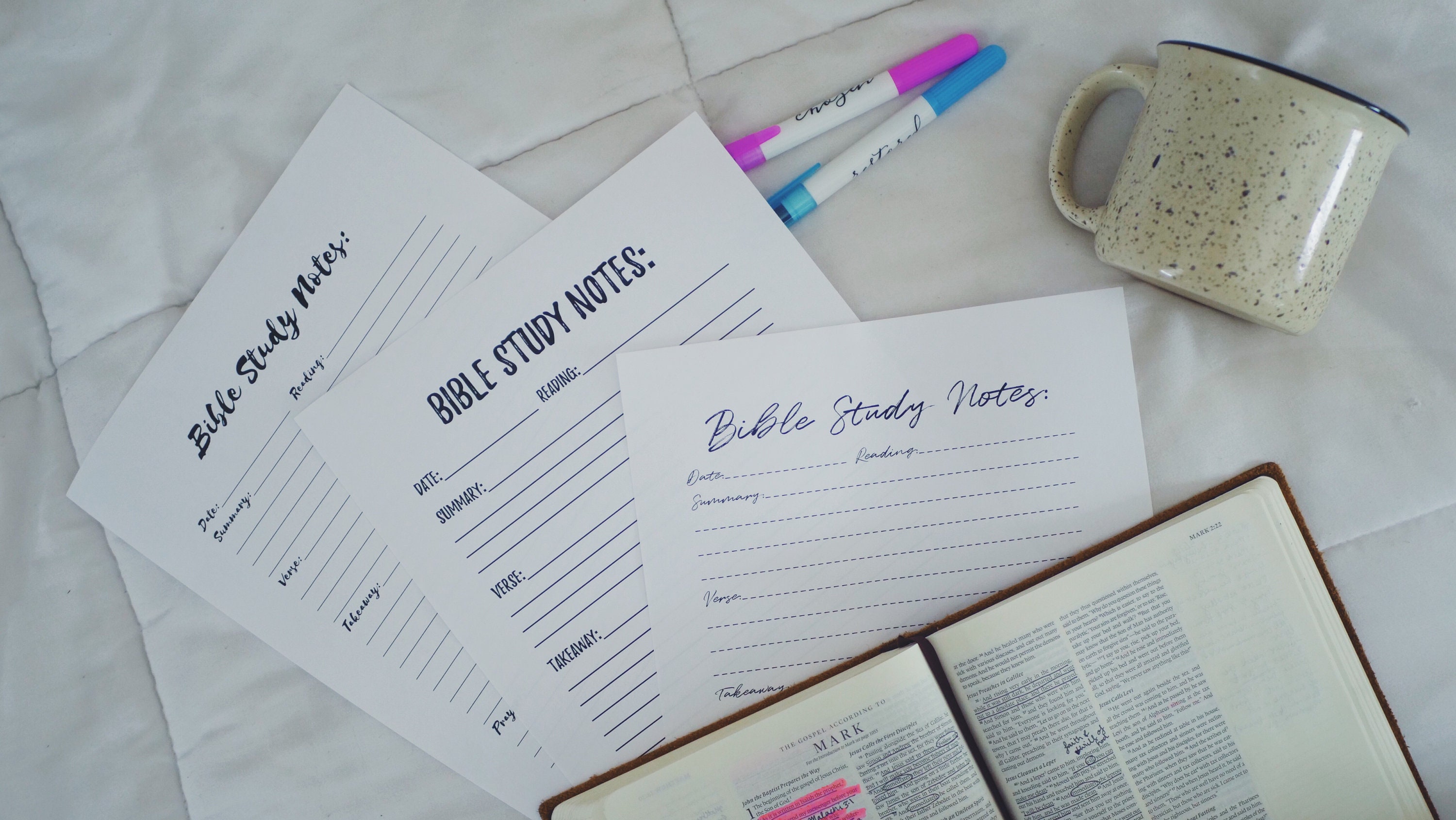 Bible Study Notes PRINTABLE Bible Study Journal PDF Bible Etsy UK