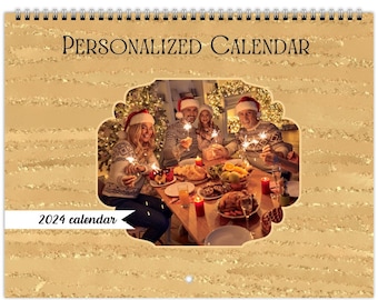 Custom Designed Photo Wall Calendar, Personalized for you, Momento Calendar, Memorial Calendar