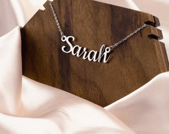 Personalized Name Necklace - Gold, Rose Gold, Silver | Gift for Her, Handmade & Custom Jewelry | Perfect Christmas Gift, Made in USA