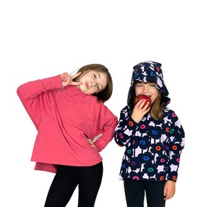 Wren Pullover - Kinder-Schnittmuster von Dhurata Davies, Größen 2-10 Jahre alt