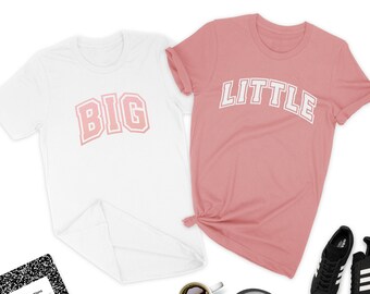 Big Little Shirts, Big Sister Little Sister Outfits, Big Little Reveal, Sorority Reveal, Big Little Gifts, Sorority Shirts