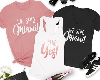 bridesmaids shirts for bachelorette party