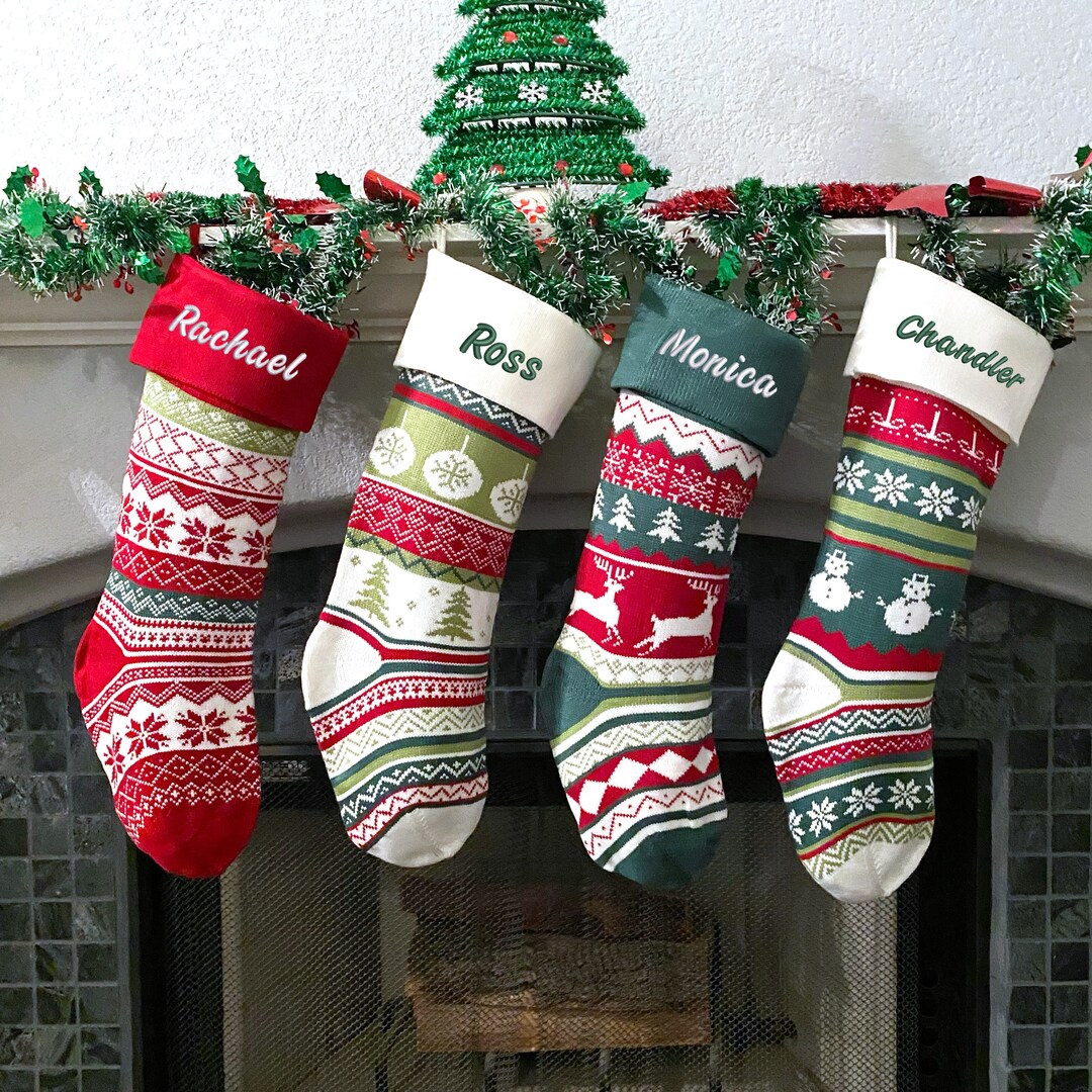 Personalized Family Stockings Custom Christmas Stocking Etsy
