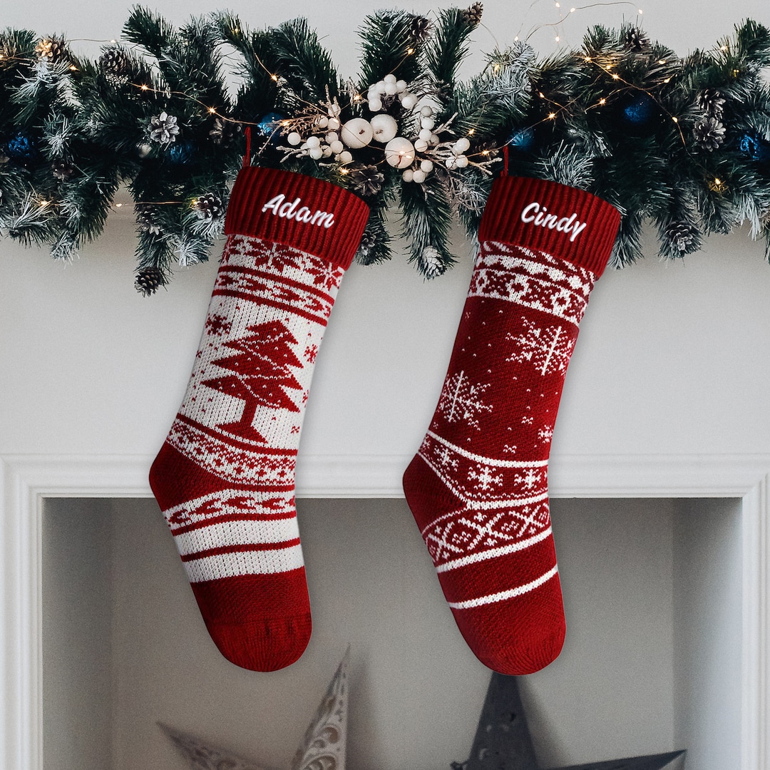 Personalized Family Stockings Custom Christmas Stocking Etsy