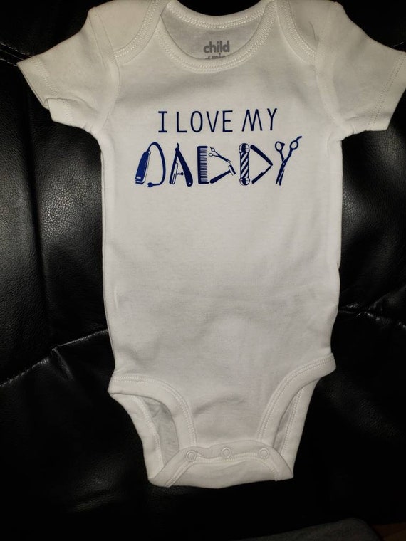 i love my daddy baby boy clothes