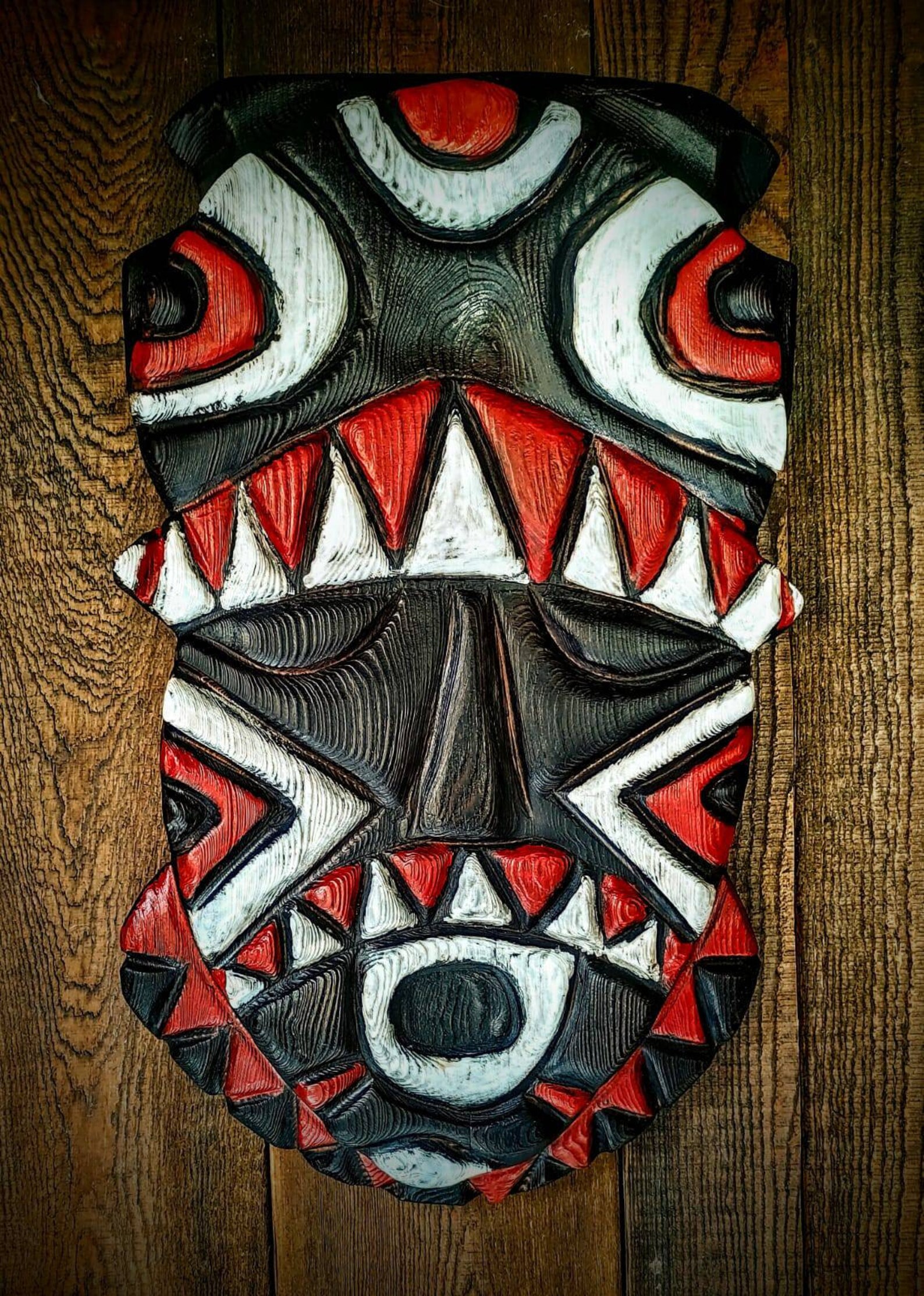 Tiki African Mask by Paul Tiki Campese Etsy UK