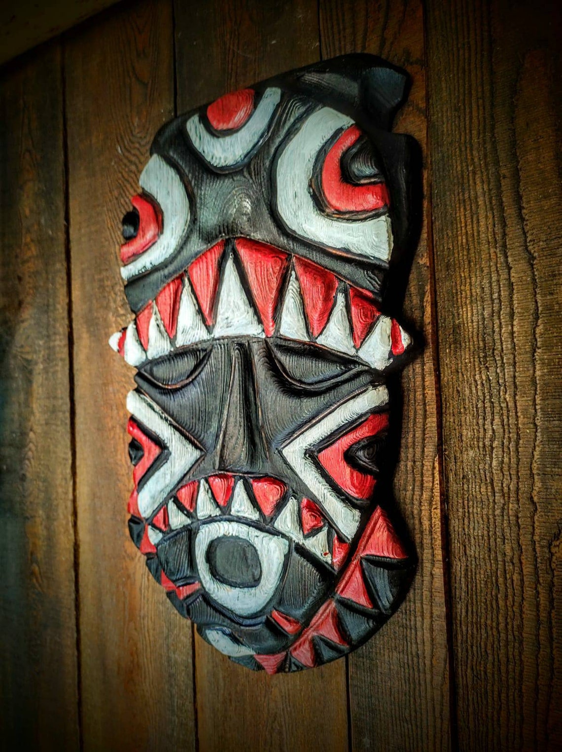 Tiki African Mask by Paul Tiki Campese Etsy UK