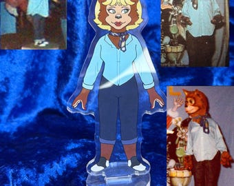 Figura acrílica de Queenie de Wolf Pack 5 - Figura de cartón del personaje animatrónico de ShowBiz Pizza