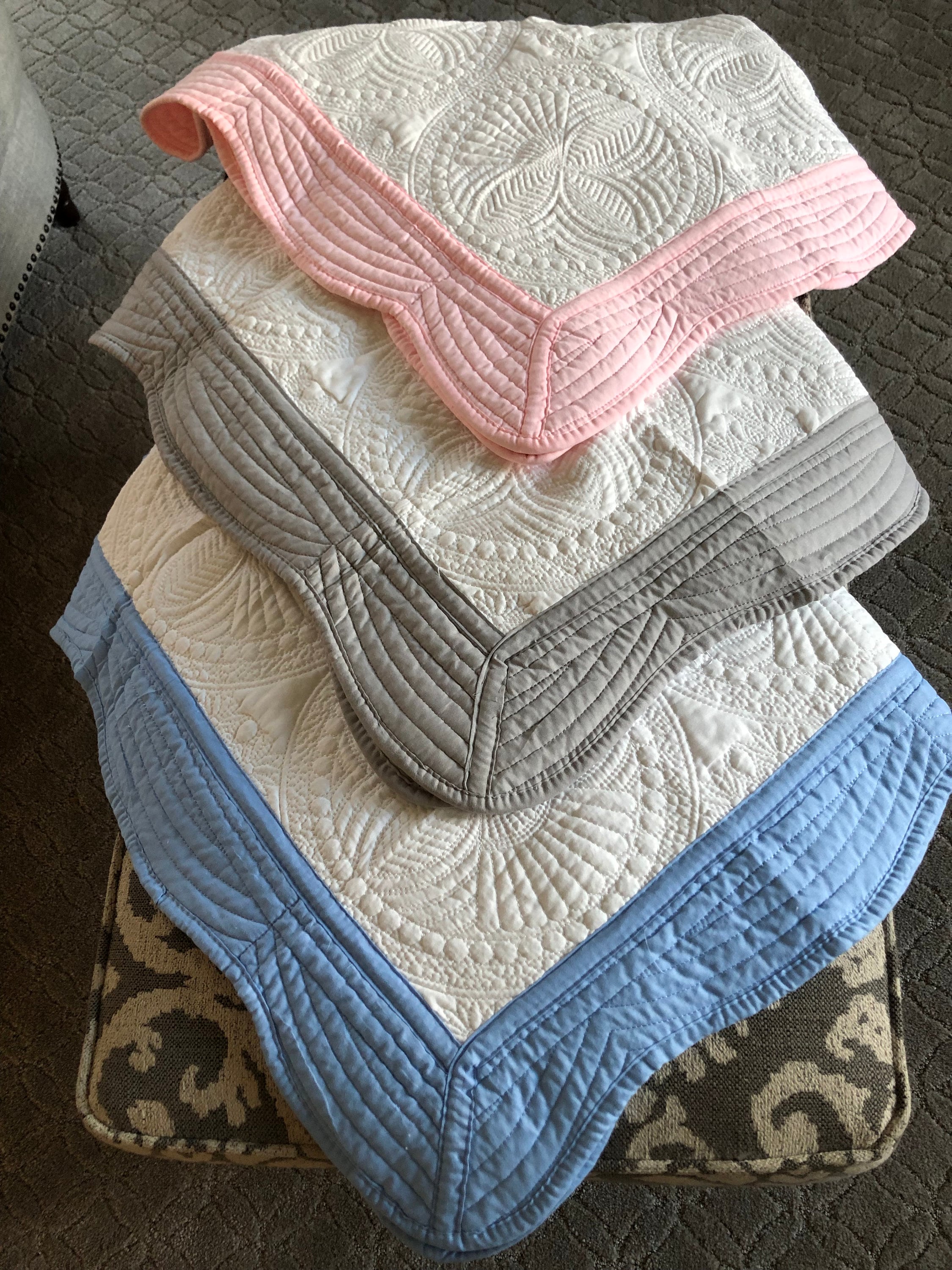 Heirloom Soft Cotton Quilted Baby Blankets blank With No Etsy