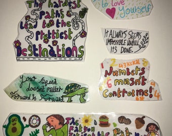 Mini Eating Disorder Quote Cards