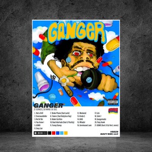 Veeze - Póster del álbum Ganger - Descarga instantánea de impresión digital