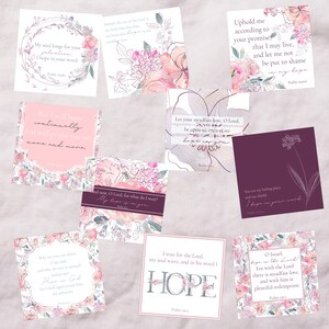Printable Scripture Cards FREE Mini Scripture Guide Psalms | Etsy