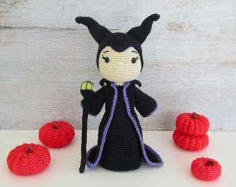 Amigurumi Häkelanleitung - Patrón amigurumi ganchillo Maléfica