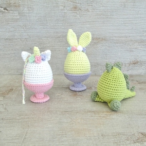 Amigurumi Crochet Easter eggs set pattern- Patrón amigurumi ganchillo Set de huevos de pascua