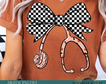 Halloween Nurse Png, Fall png, Stethoscope Nurse Png, Nurse Halloween PNG, Spooky Coquette Nurse PNG, Fall Nurse Life Png, Preppy Nurse Png
