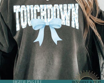 Touchdown Season Png, Fall Football Png, Football Game Day Png, Football Mama Png, Coquette Football Bow Png, Sport Png, Tis The Season Png