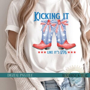 Coquette cowgirl, Bows 4th Of July PNG, Cowgirl boots PNG, America png, Western 4th of July, 4th of July PNG, Fourth Of July Design