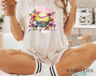 Palla da gioco di softball in formato PNG, Design per sublimazione o DTF del baseball, Softball per il giorno della partita in formato PNG, Baseball ad acquerello, Baseball Mama in formato PNG, Baseball Mom in formato PNG