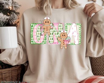 Christmas CNA Nurse Png, Certified Nurse Assistant PNG, School Nurse Design, Nursing Png, Preppy Nurse Png, Preppy Nurse Life png