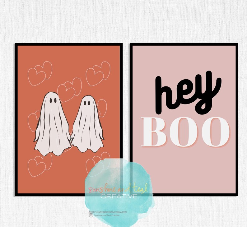 Ghost Love Wedding Instant Download Halloween Printable Etsy