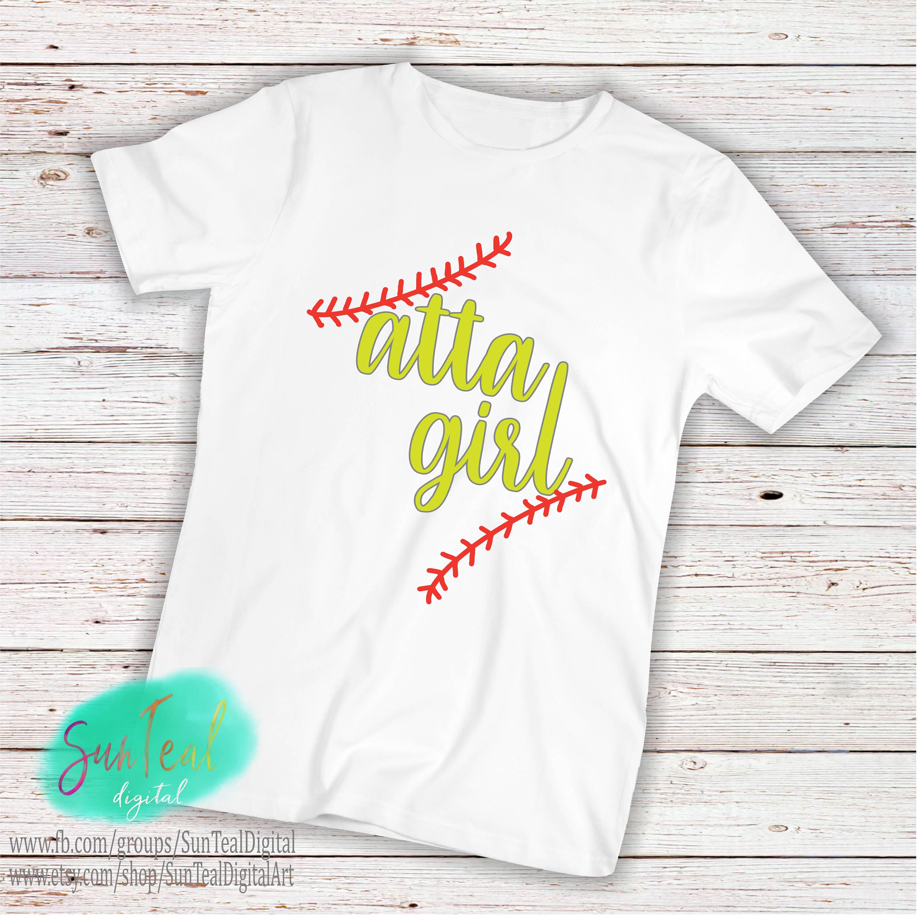 Atta Girl Atta Boy baseball softball TWO designs for Etsy