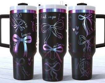 Christian Softball Prayer Jesus Says I am Laser Engraved Full Wrap Design for 40oz Tumbler, SVG For Laser Rotary, Laser Wrap scripture