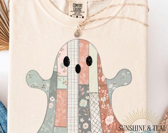 Preppy Floral Pink ghost png, Pastel Halloween png, Ditsy Floral Fall png, Girly Autumn png, Coquette Spooky Season png, ghost Lace png