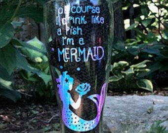 Vinyl Decal drinking glasses