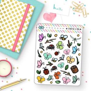 394 Small Doodle Frame Deco Planner Sticker Sheet
