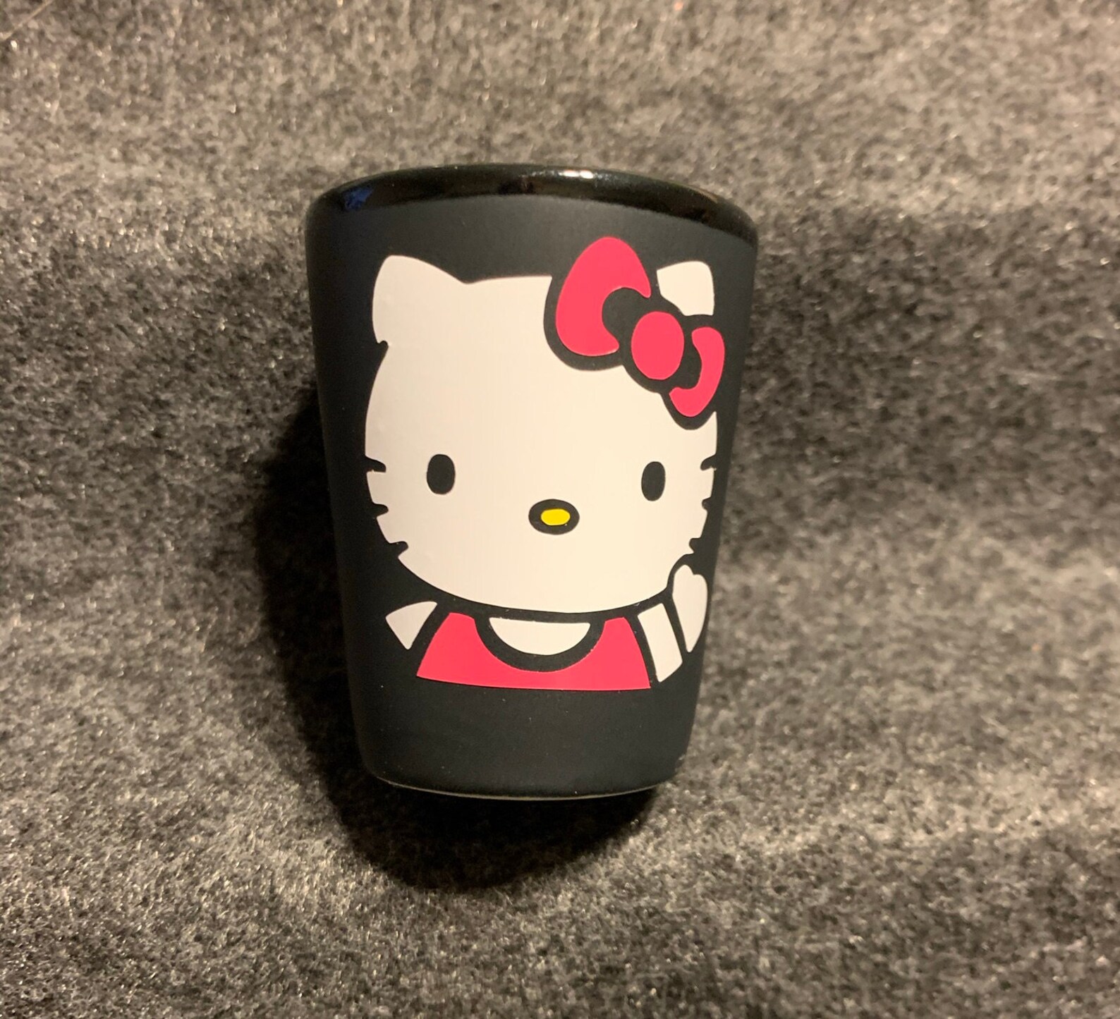 Hello Kitty Shot Glass Black Matte Etsy