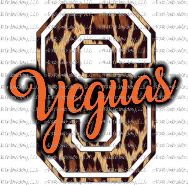 Download Sublimation Transfer only Leopard print S with orange | Etsy
