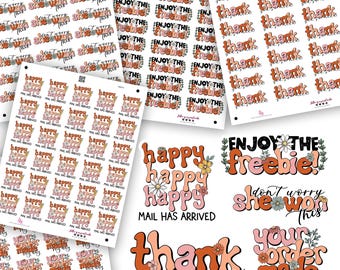 Boho Sticker Bundle - 5 sheets of stickers