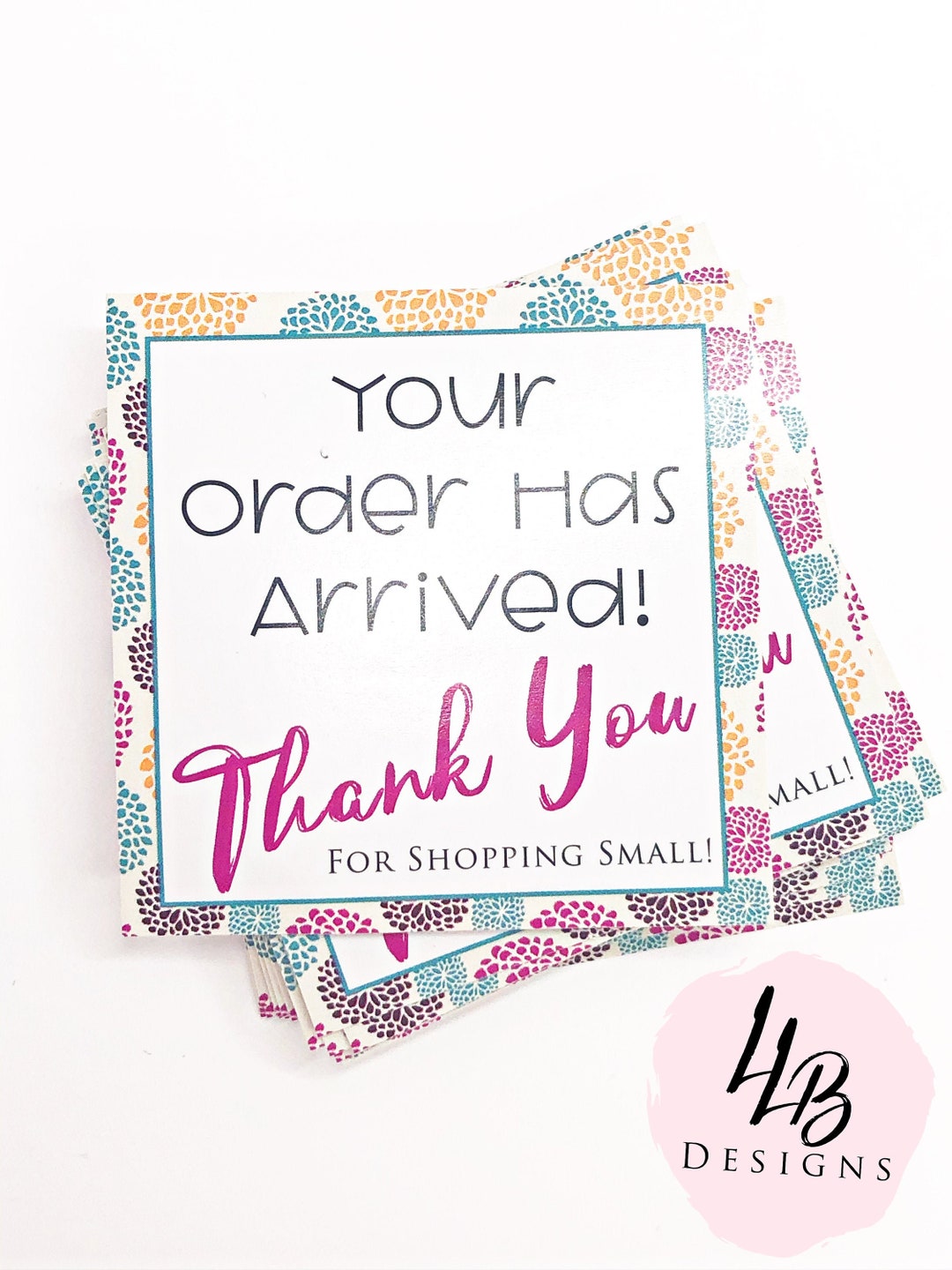 Your Order Has Arrived Packaging Stickers Business Branding Small Shop ...