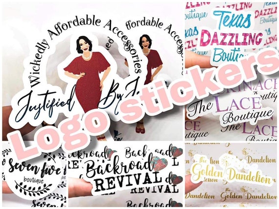Custom Logo Stickers Business Stickers Die Cut Logo Stickers