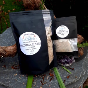 Florida Water Artisan Bath Salts | Ritual Salts | Herbal Salts