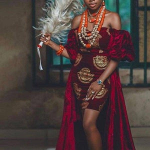 Isiagu Igbo Wedding Dress, Igbo Traditional Marriage Attire, Igbo