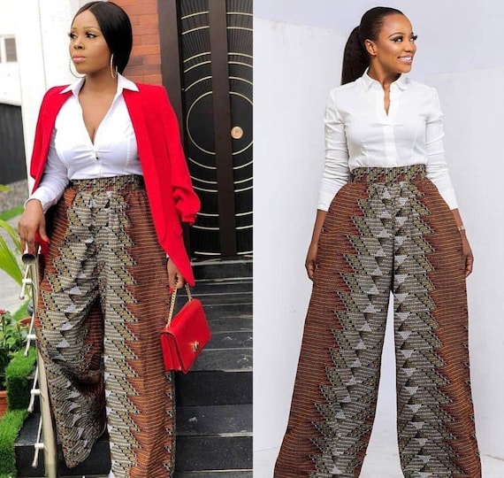 Ankara wide leg pants online