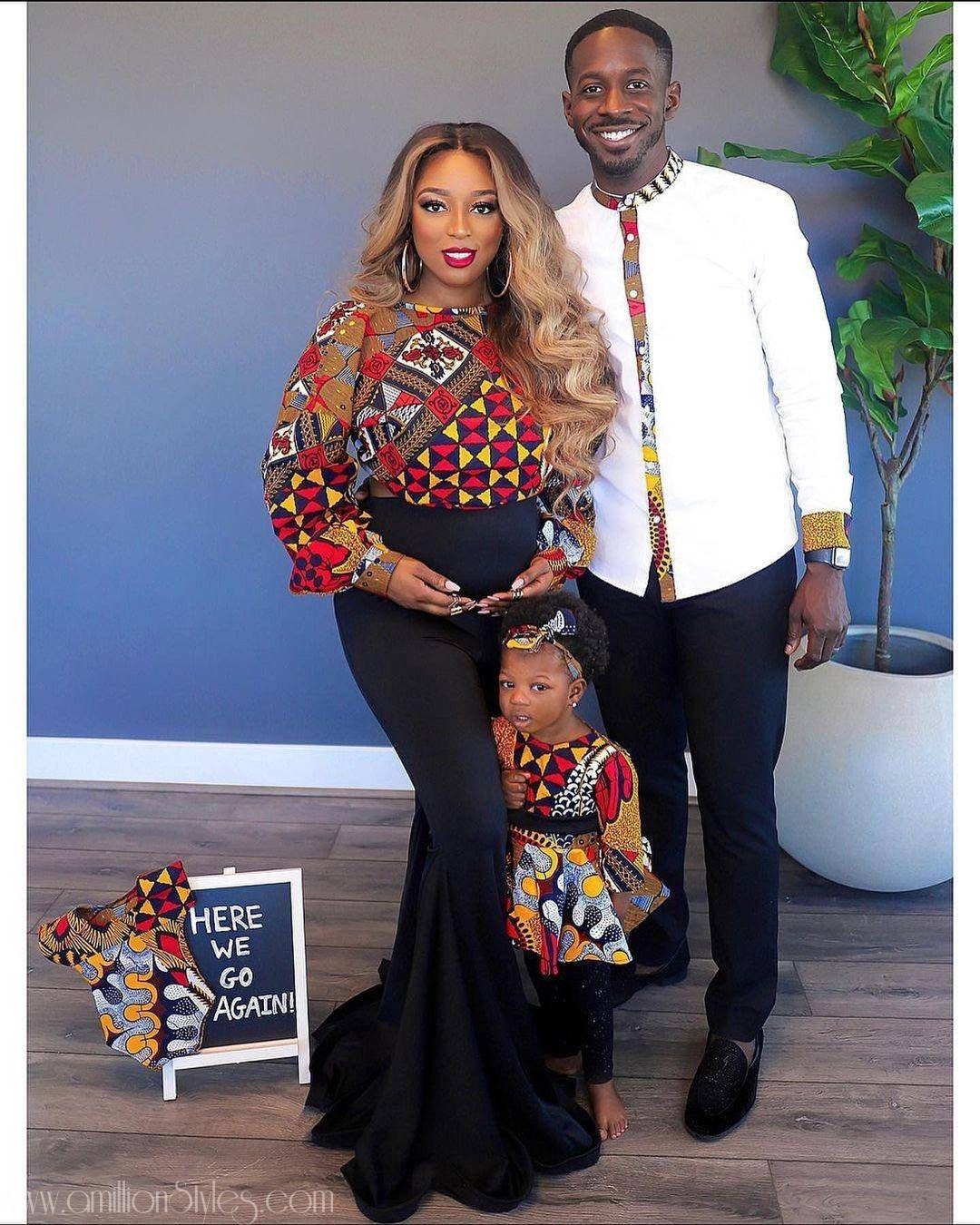 Family matching african clearance outfits