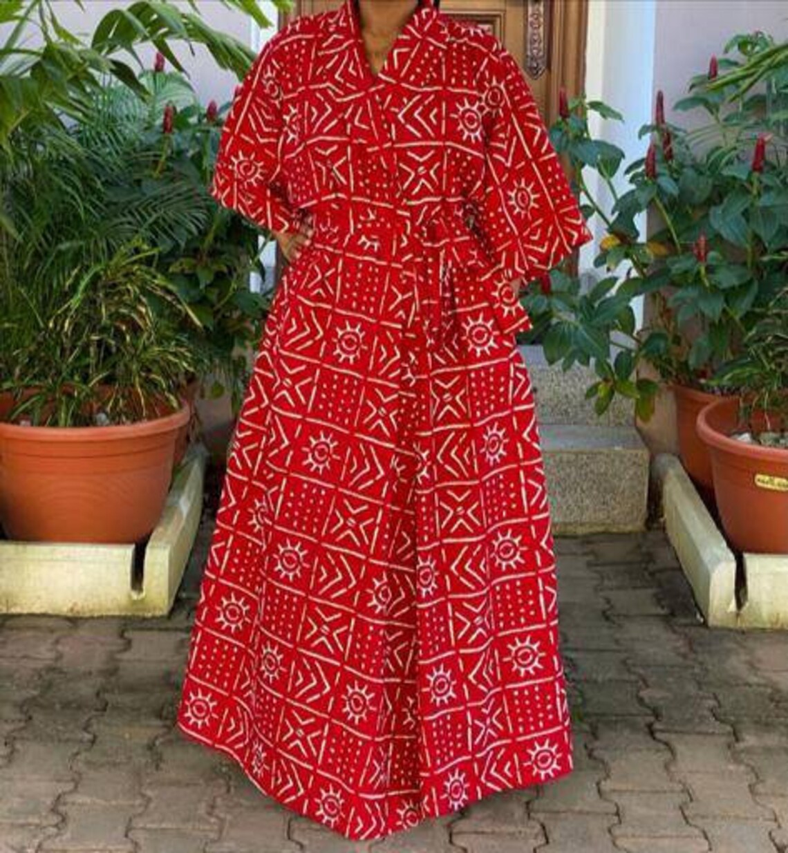 African Kimono Ankara Maxi Kimono African Jacket African Etsy