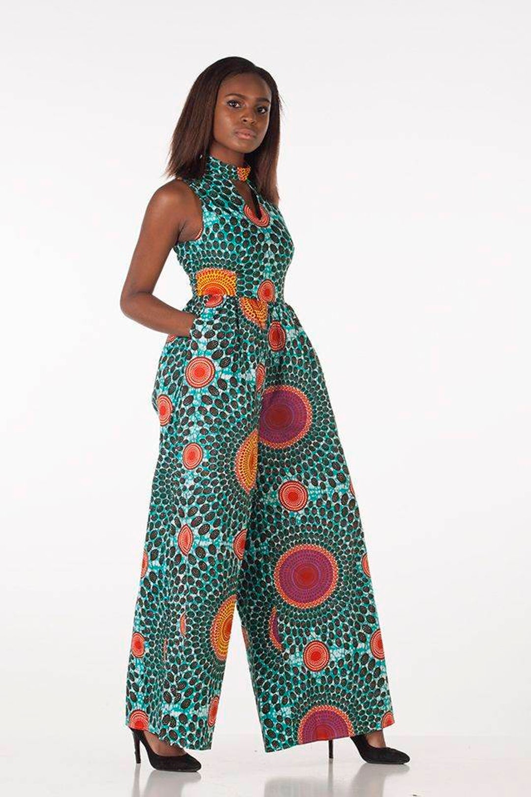 Ankara Wide-Leg Jumpsuit KVZ40 E main image 0