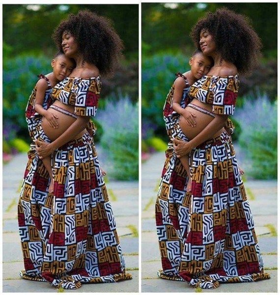 African 2 Piece Maternity Outfit, African Pregnancy Outfit, African  Maternity Dress, African Print Coord, Ankara Dress, Ankara Matching Set -   Canada