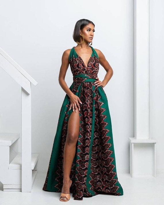 African dress Ankara infinity dress Ankara maxi dress Ankara dress African clothing African fashion Ankara gown African dresses