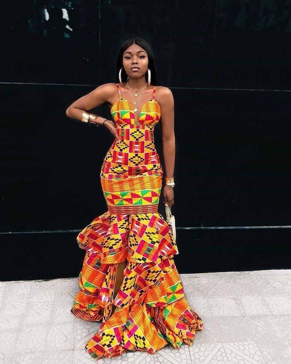 Ankara party gowns sales