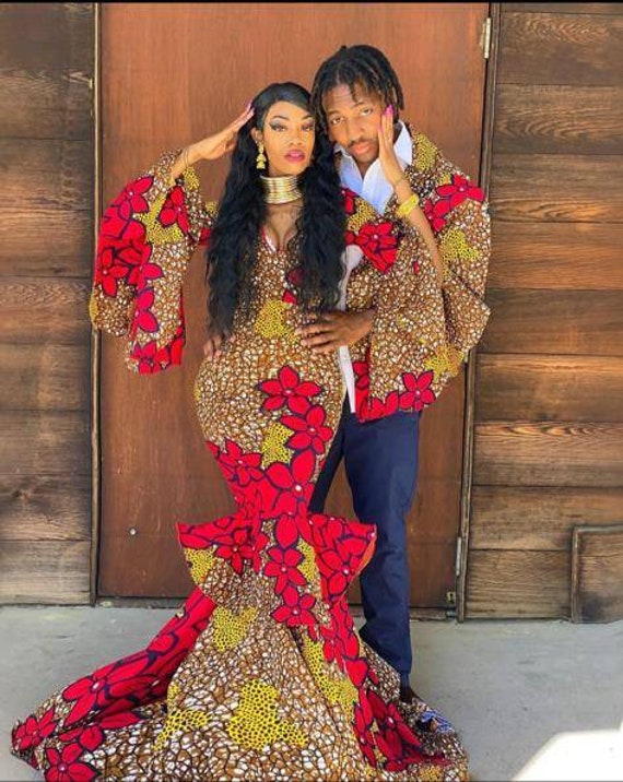 Couple Attire- African  Couples african outfits, Couple matching outfits, Couple  outfits