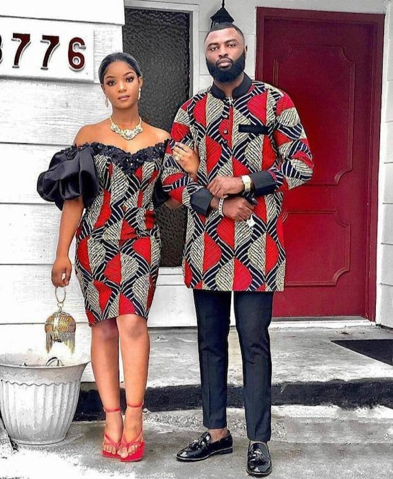 Couple African Clothing, African Couple Matching Outfits African