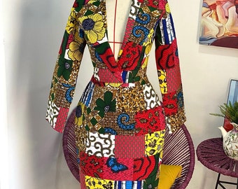 African dress, Ankara dress, African kimono, African clothing, Ankara skater dress, African fashion, Ankara gown, African print maxi dress