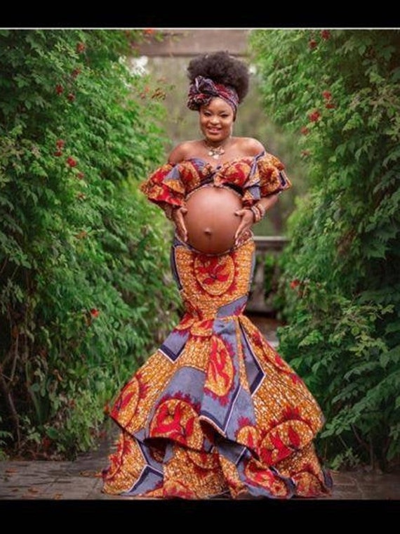 African 2 Piece Maternity Outfit, African Pregnancy Outfit, African  Maternity Dress, African Print Coord, Ankara Dress, Ankara Matching Set -   Canada