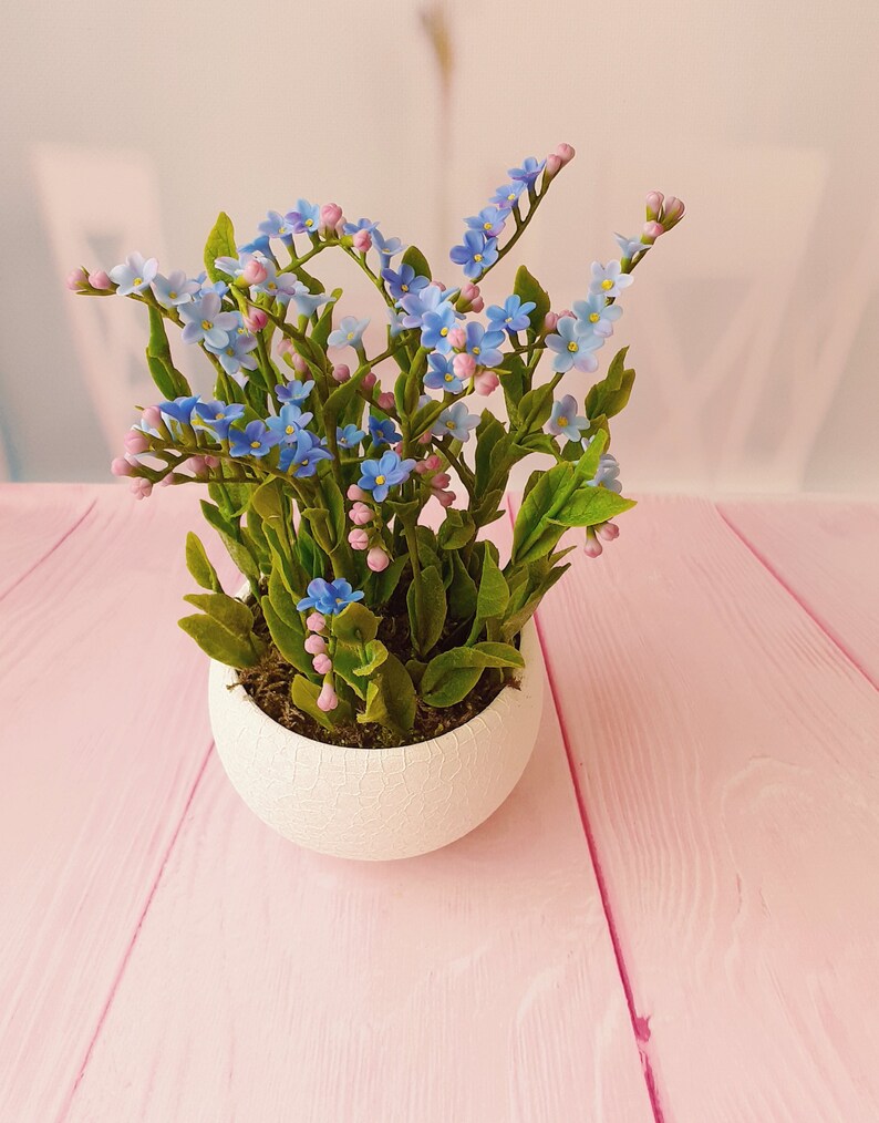 in the Potclay Flowercold Porcelainpolymer Etsy