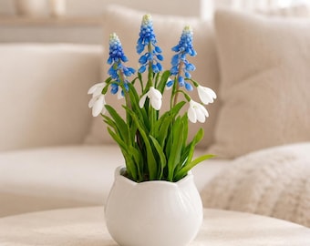 1989年　アナピア　アントニーニ　ムスカリの花束　48/175 プアケニケニというお花のレイを知ってますか？ Bilino – 版画